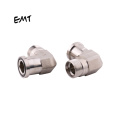 EMT metric male thread bite type tube fittings stainless steel flange elbow compression connectors